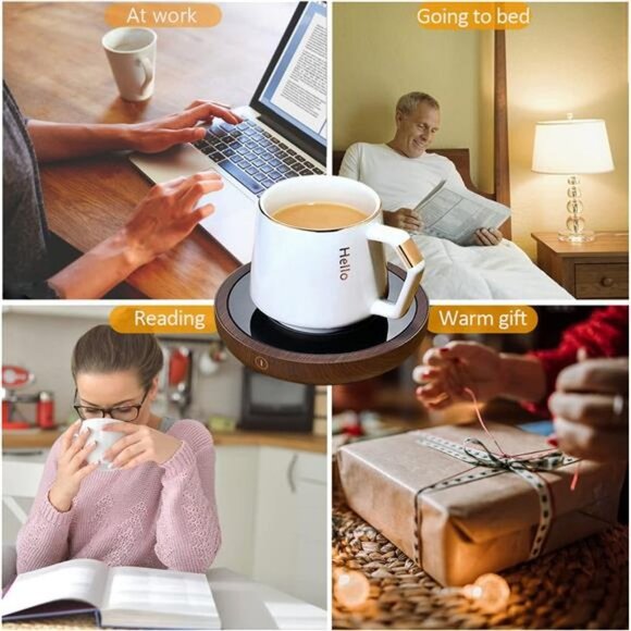 Mug Warmer, Coffee Warmer for Desk Auto Shut Off, 3-Temperature Settings - Picture 5 of 7